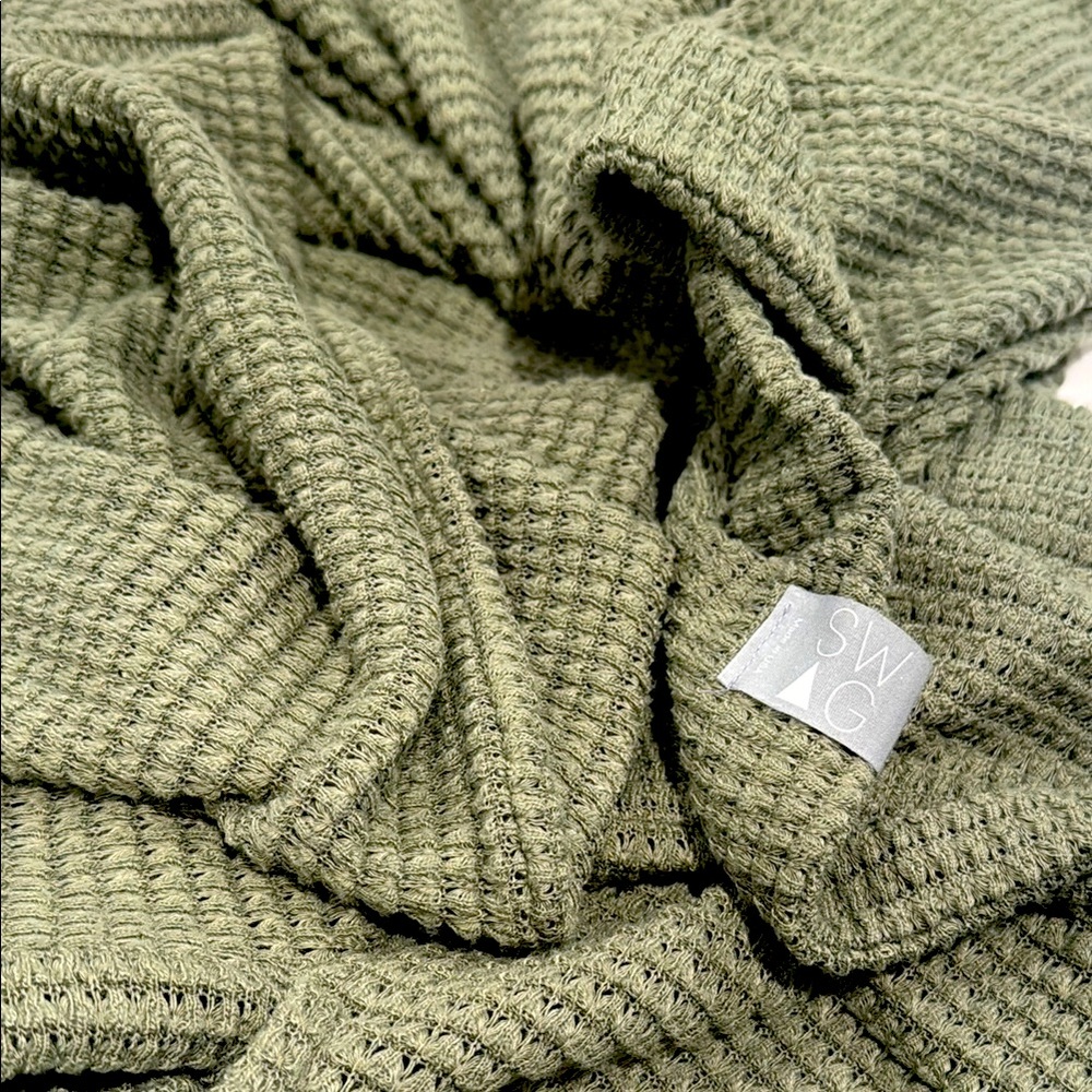 Olive Green Knit Sweater